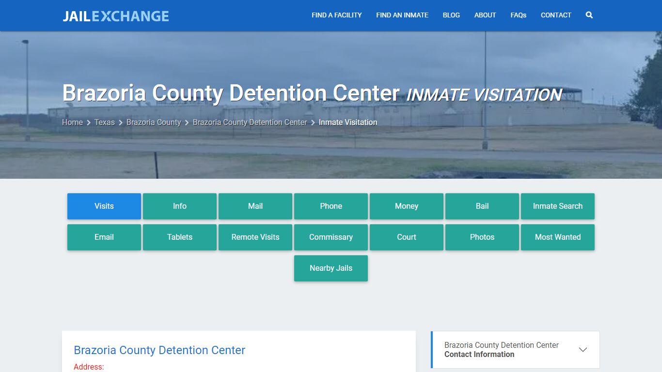 Inmate Visitation - Brazoria County Detention Center, TX - Jail Exchange