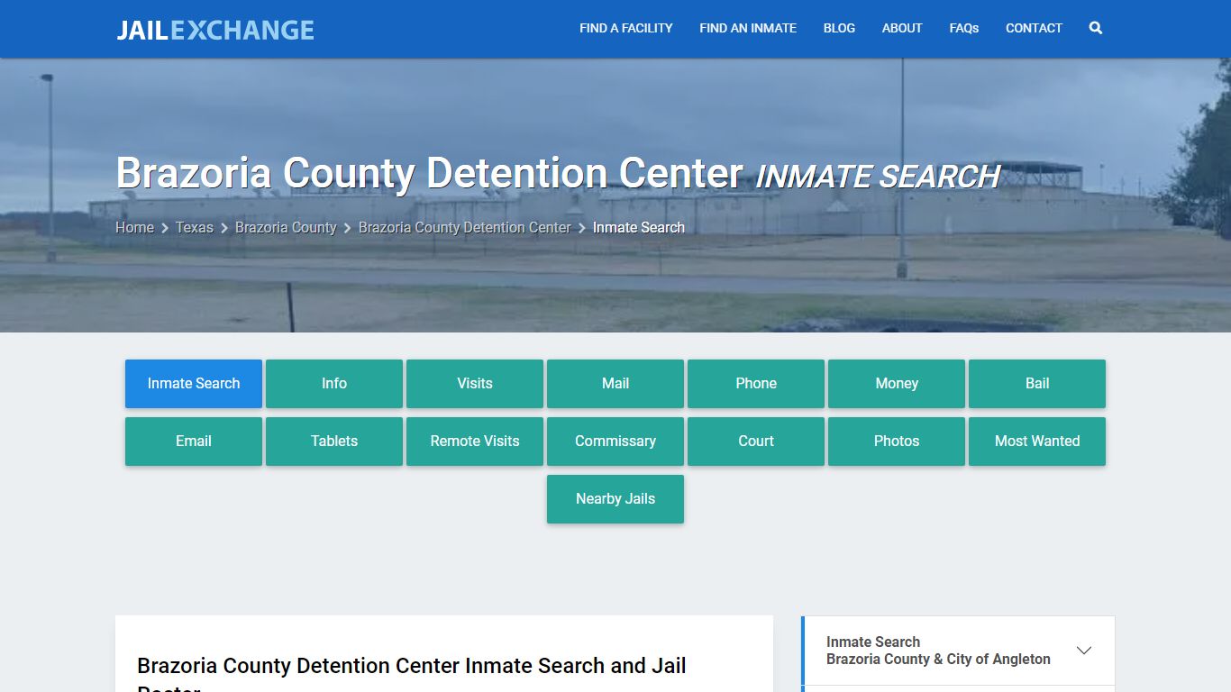 Brazoria County Detention Center Inmate Search - Jail Exchange